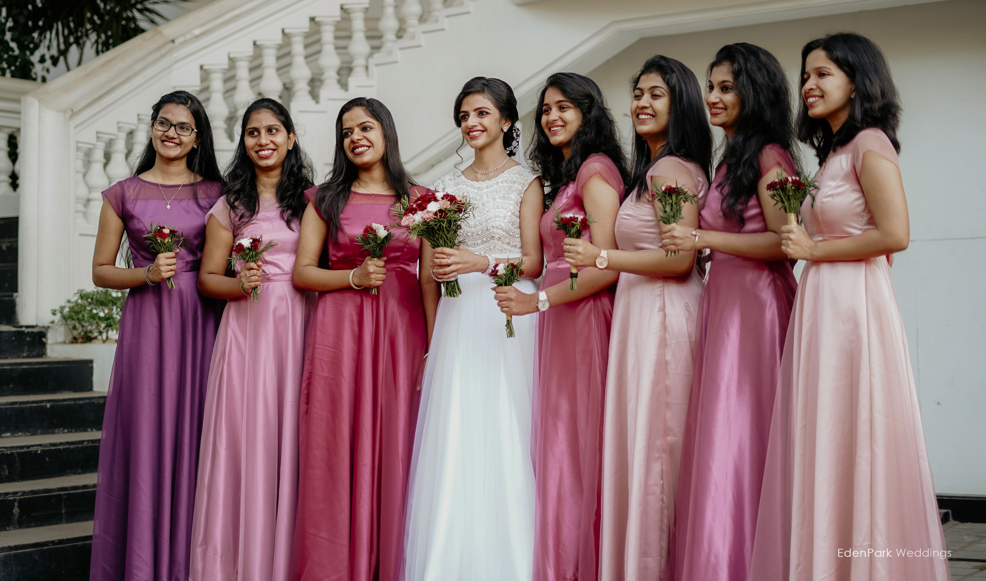 Kerala Christian wedding #bridesmaids | Dress code wedding, Bridesmaid  poses, Marriage dress